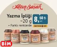 ALTINBAŞAK YAZMA İPLİĞİ ~20 G ALTINBAŞAK YAZMA İPLİĞİ ~20 G